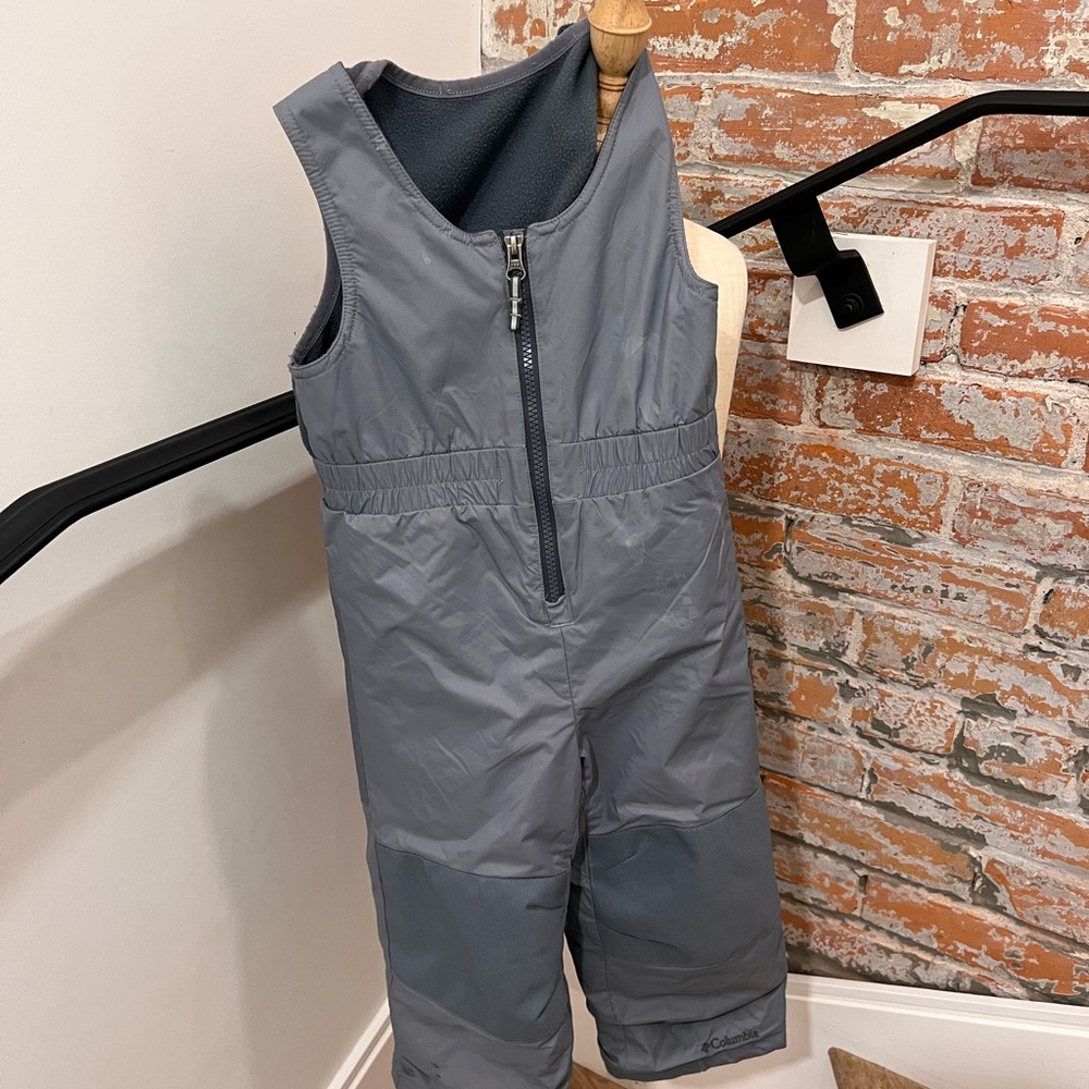 Columbia Kids' Gray Snow Bib